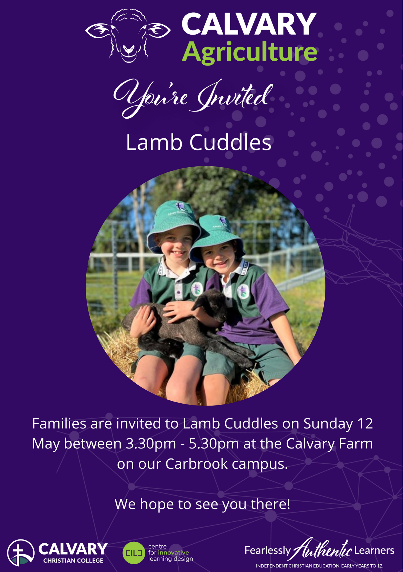 Lamb Cuddles Invite 2024