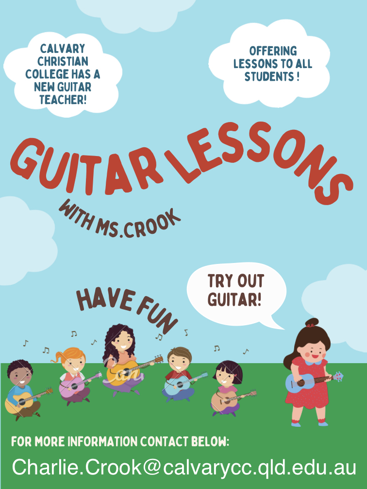 Guitar Lesson’S Available Poster